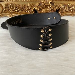 New York Studio Leather Vintage Made in Italy Waist Belt